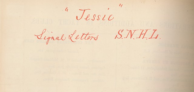 Lloyd's Register of Classed Yachts 1887. Association copy.