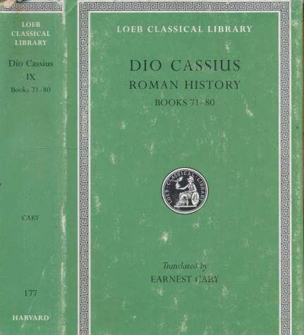 Roman History VIII. Books 71 - 80. Loeb Classical Library No 177.