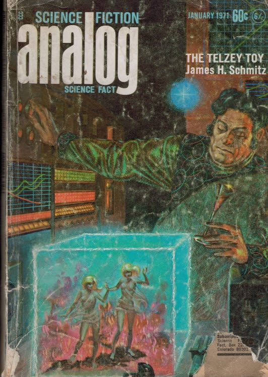 Analog. Science Fiction and Fact. Volume 86, No. 5. January 1971.