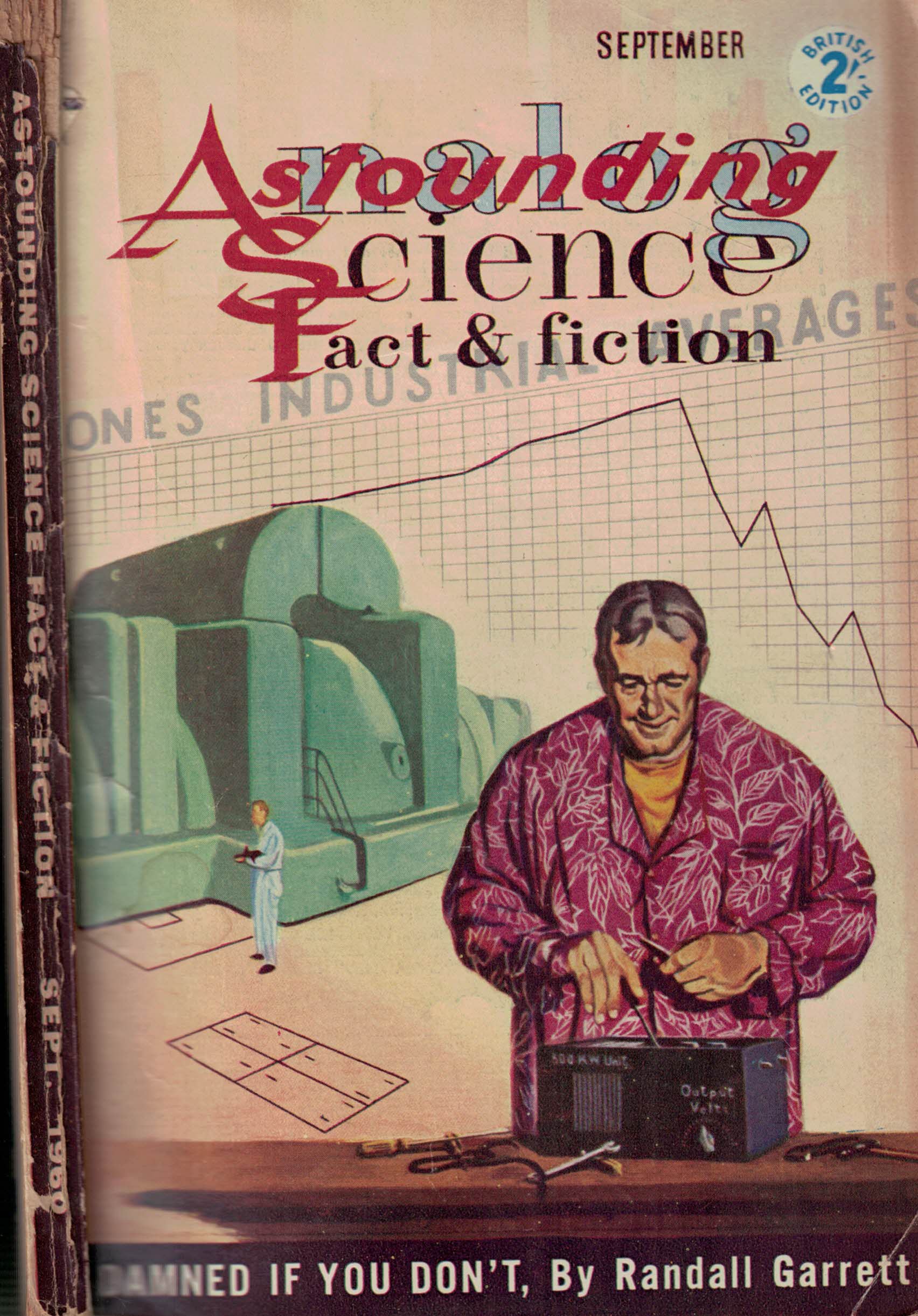 Astounding Science. Fact & Fiction. Volume 16, Number 7. September 1960. British edition.