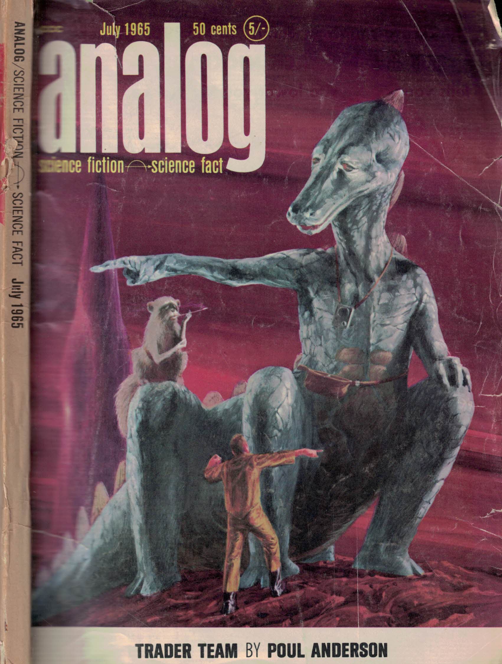 Analog. Science Fiction and Fact. Volume 75, Number 5. July 1965.