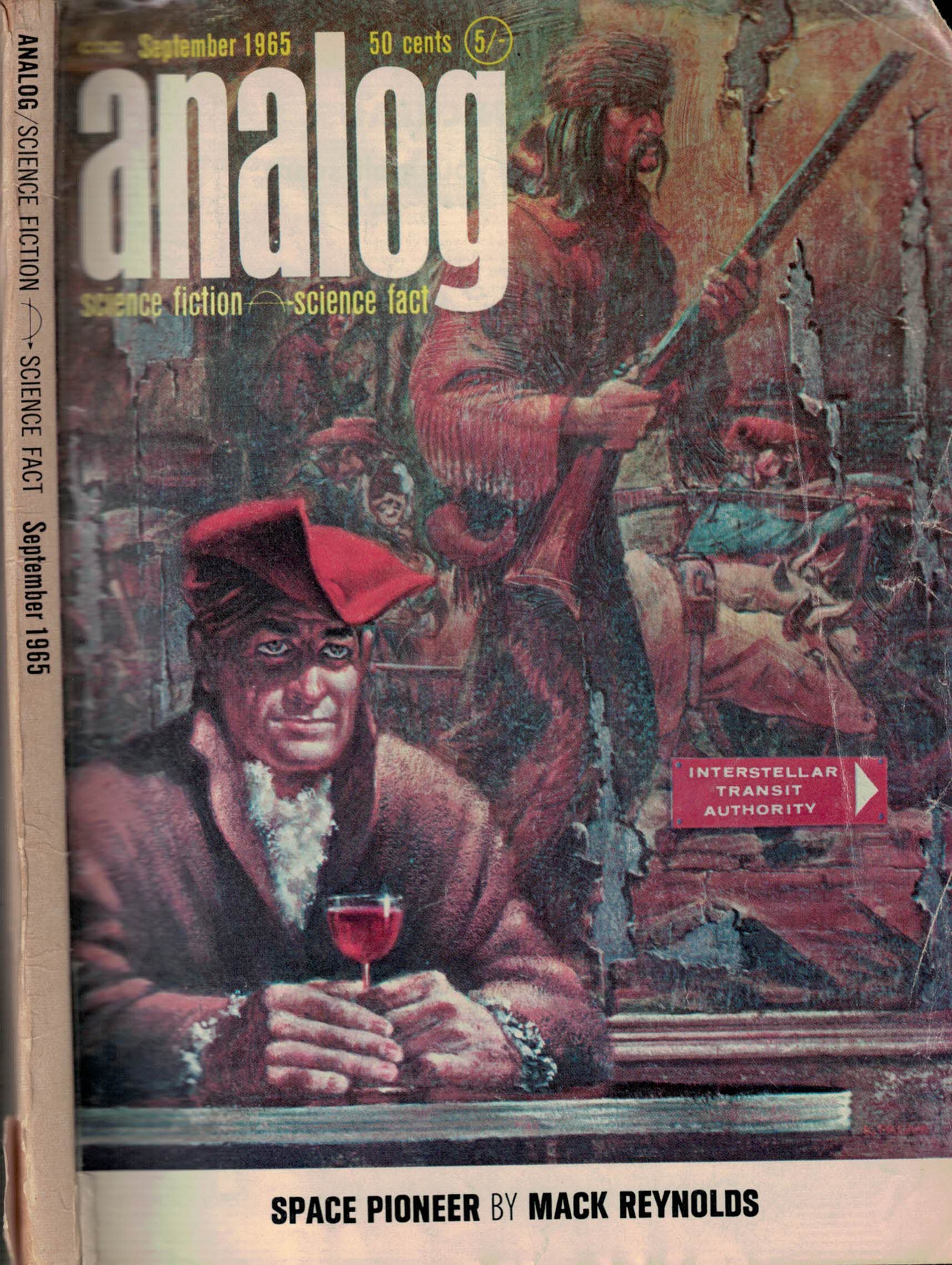 Analog. Science Fiction and Fact. Volume 76, Number 1. September 1965.