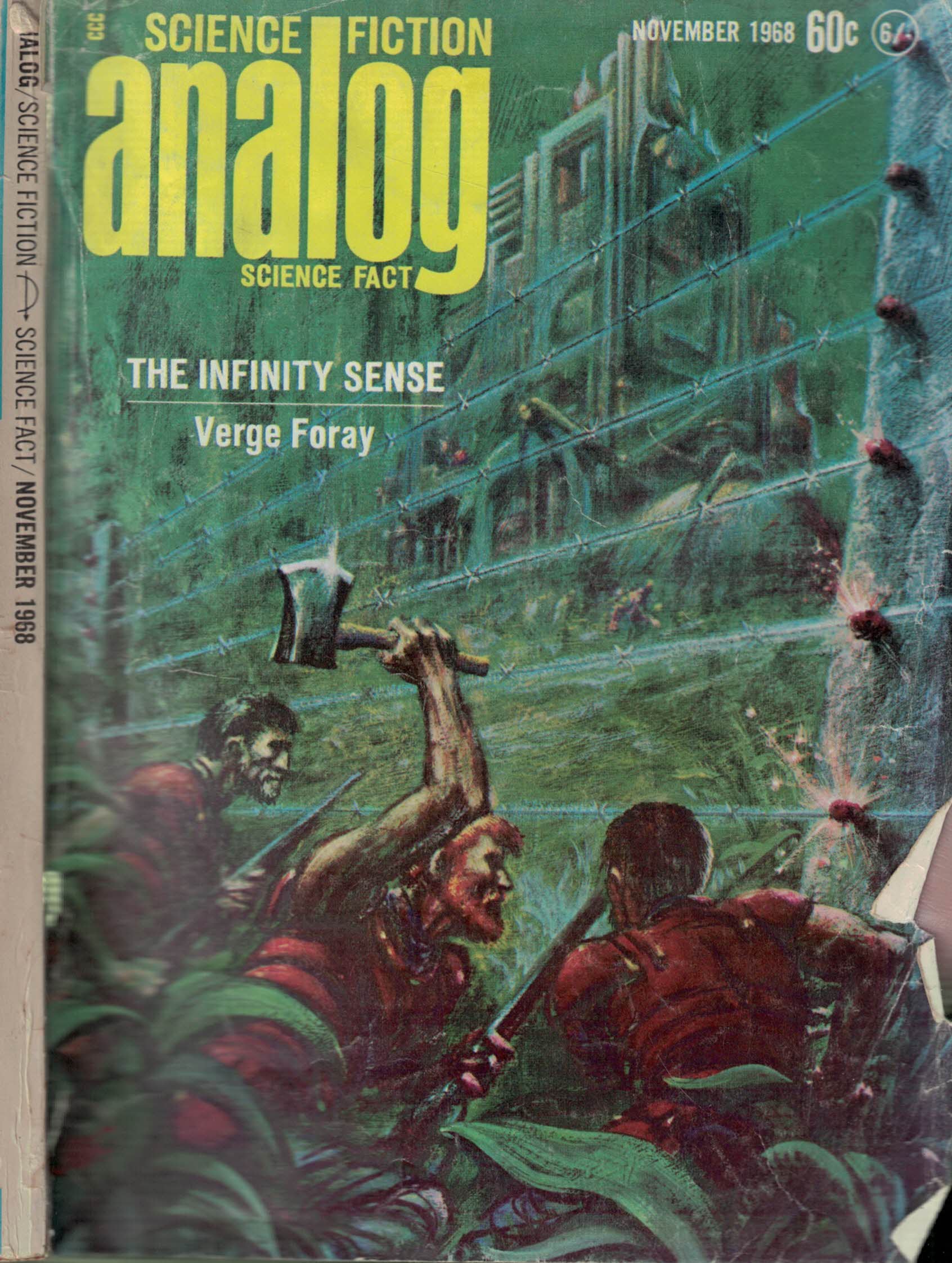Analog. Science Fiction and Fact. Volume 82, Number 3. November 1968.