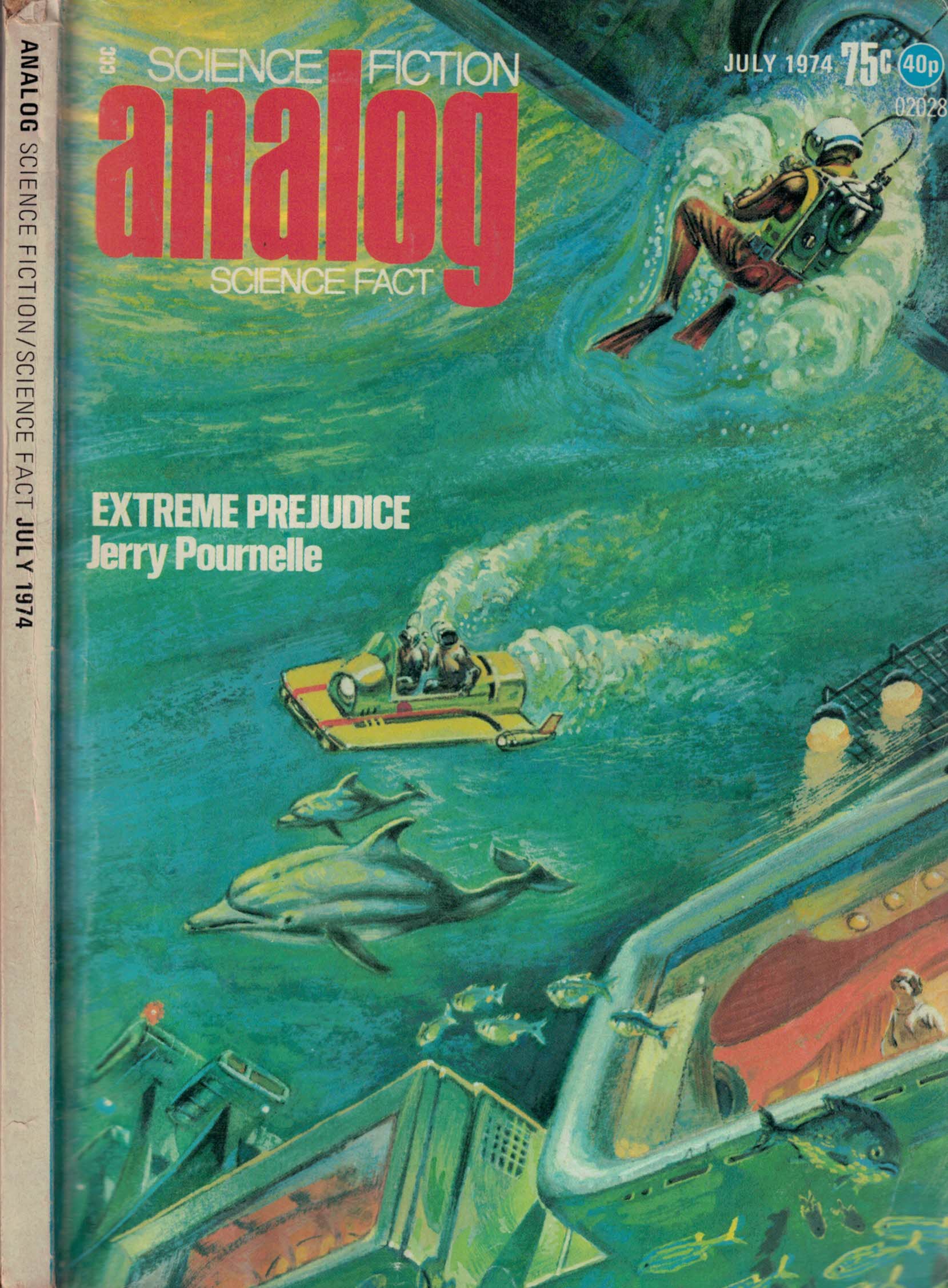 Analog. Science Fiction and Fact. Volume 93, Number 5. July 1974.