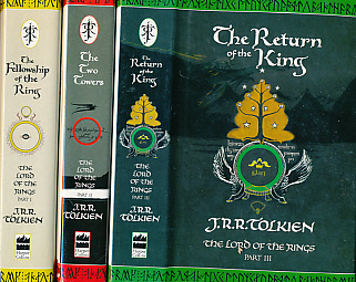 The Lord of the Rings. The Fellowship of the Ring; The Two Towers; The Return of the King. 3 volume set. [Harper Edition] 1991.