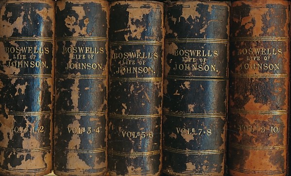 The Life of Samuel Johnson, LL.D., Including his Tour to the Hebrides, Correspondence with Mrs. Thrale, &c., &c. 5 volume set. 1882. Bell edition.