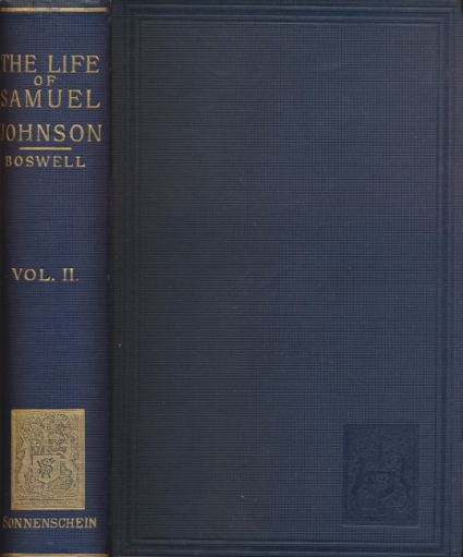 The Life of Samuel Johnson, LLD. Together with a Journal of a Tour to the Hebrides. 3 volume set. Swan edition.