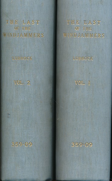 The Last of the Windjammers. 2 volume set. 1927.