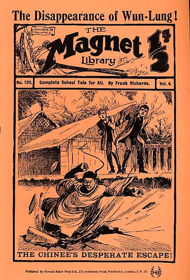 RICHARDS, FRANK - The Magnet Library, No 102. January 22nd 1910. The Disappearance of Wun-Lung. Facsimile