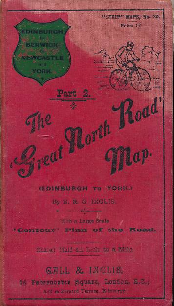 The "Great North Road' Map. Part 2. Edinburgh to York.