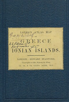 London Atlas Map of Greece and the Ionian Islands