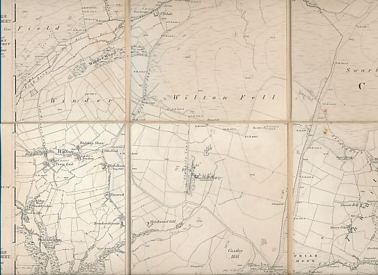 Ordnance Survey Map of Great Britain. Cumberland Sheet LXXII. St Bridget; Copeland Forest; Stockdale Moor; etc.