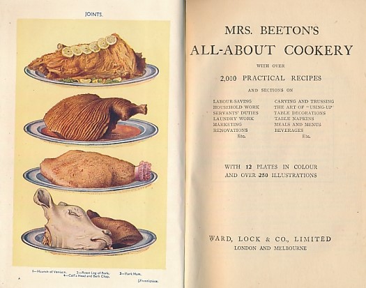 Mrs Beeton's All About Cookery 1928