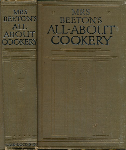 Mrs Beeton's All About Cookery 1928