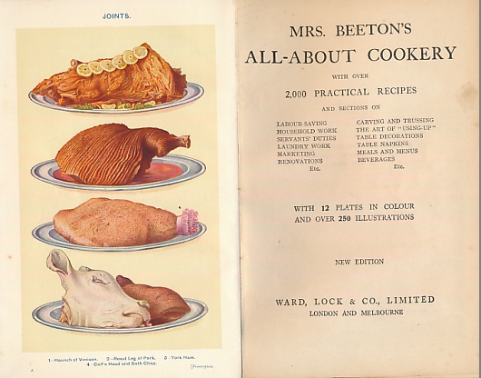 Mrs Beeton's All About Cookery 1936