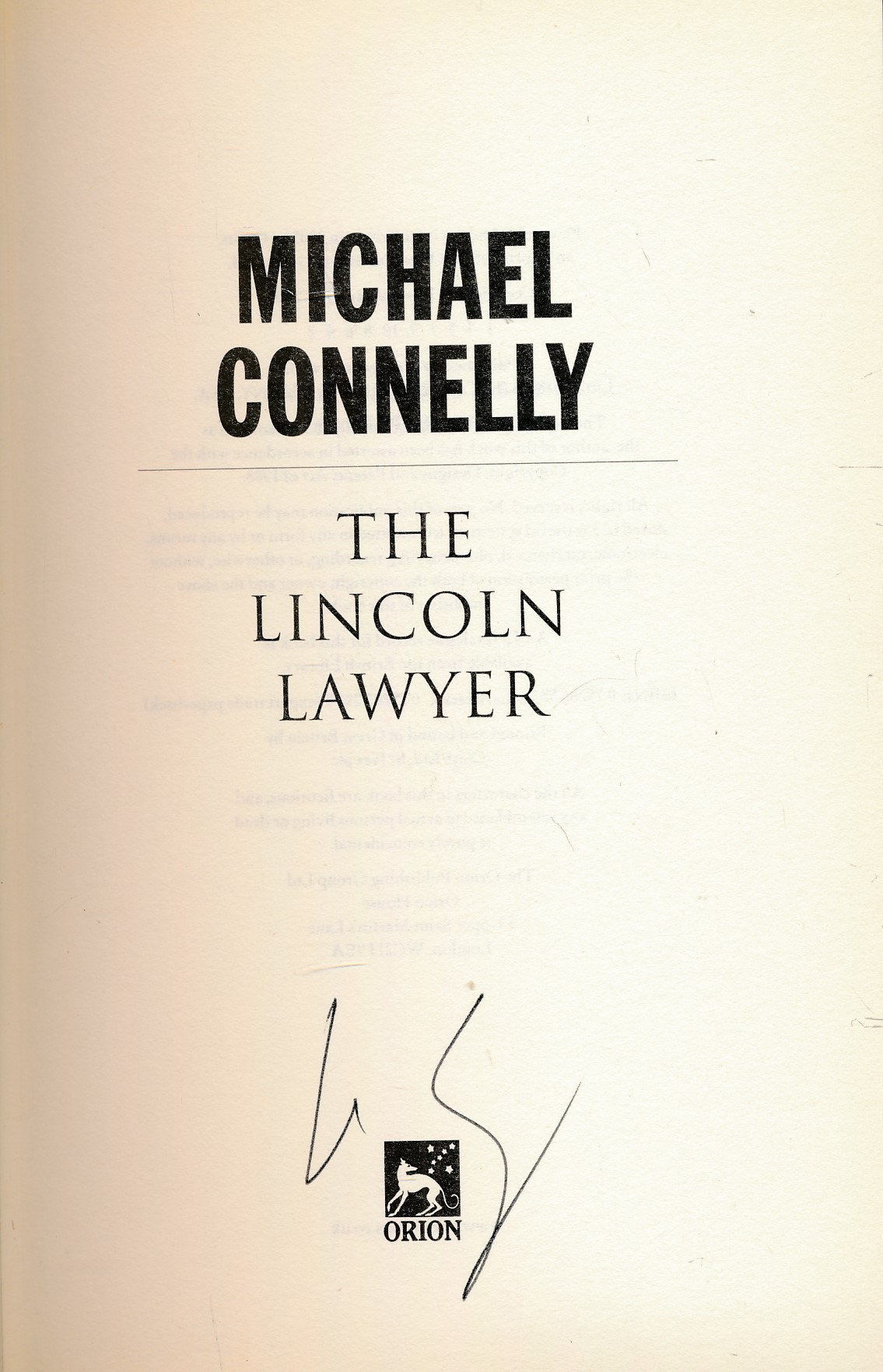 The Lincoln Lawyer [Mickey Haller 1]