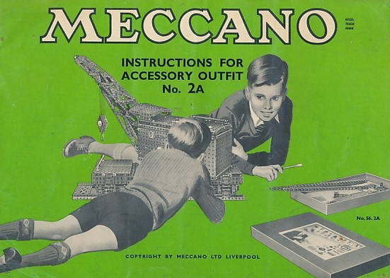 Meccano. Instructions for Accessory Outfit No 2a.