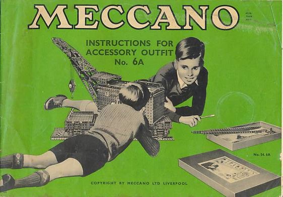 Meccano Instructions for Accessory Outfit No 6a