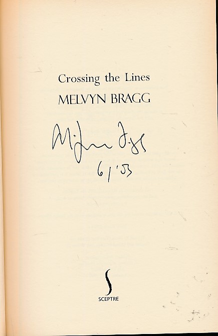 Crossing the Lines. Signed copy.