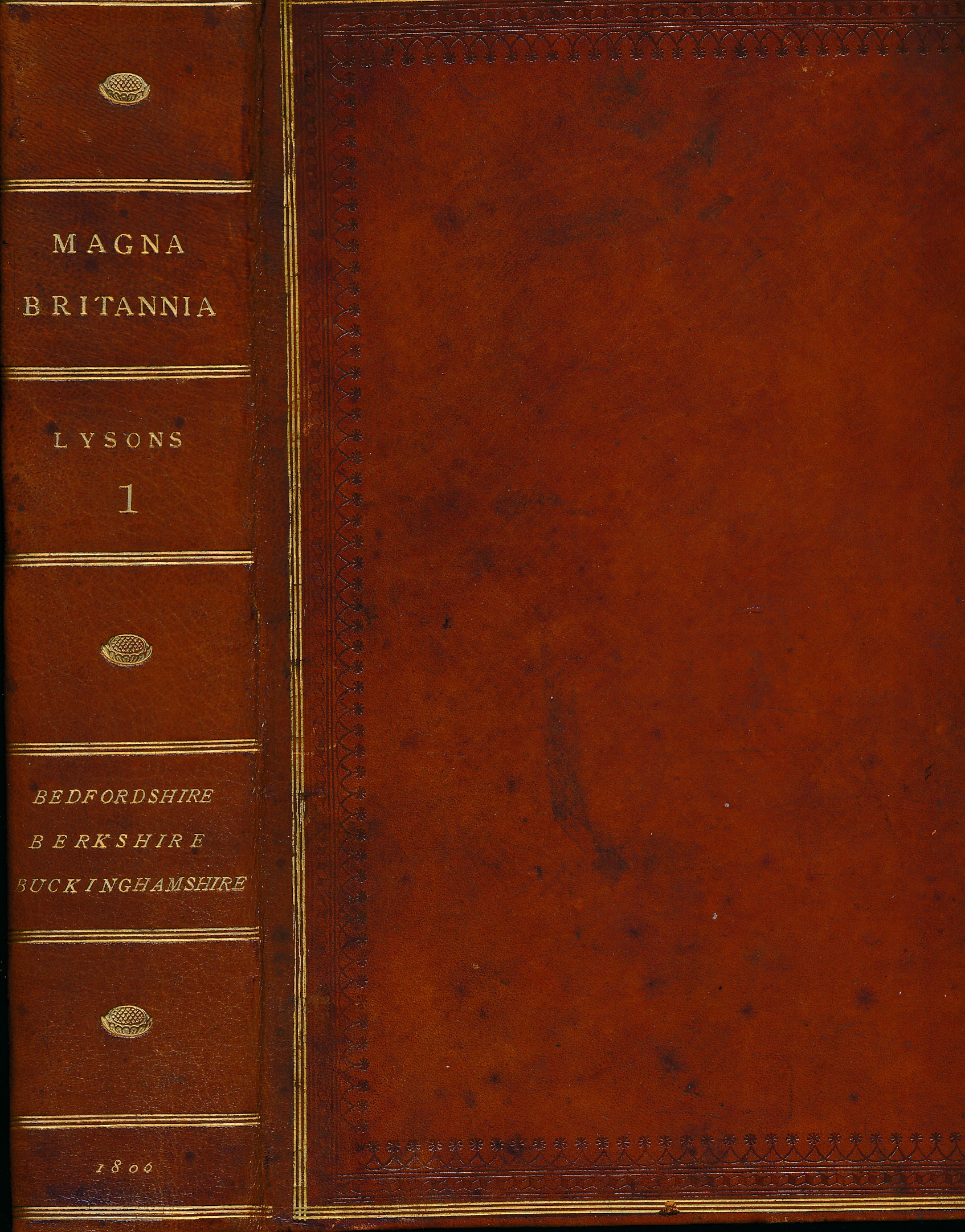 Magna Britannia being A Concise Topographical Account of The Several Counties of Great Britain. 7 volume set. [six books in seven volumes covering nine counties]