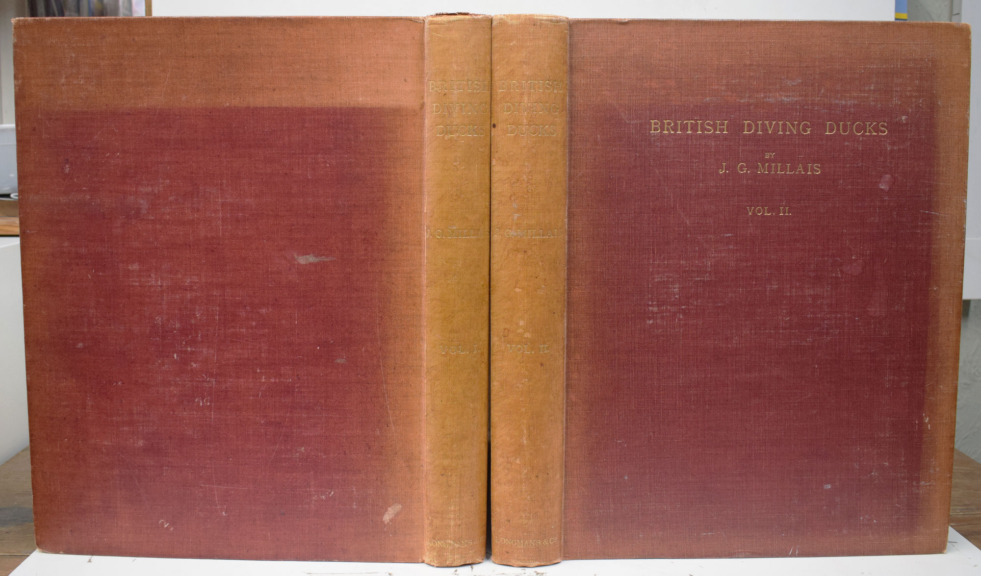 MILLAIS, JOHN GUILLE - British Diving Ducks. 2 Volume Set. Limited Edition