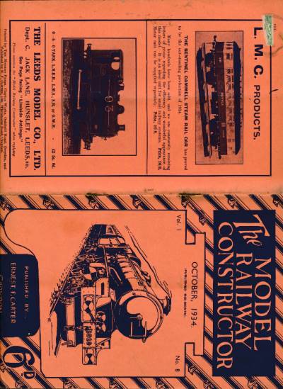 The Model Railway Constructor. Volume 1 No 8. October 1934.