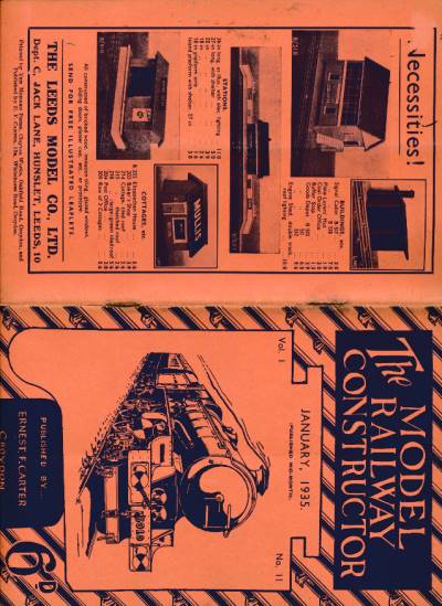 The Model Railway Constructor. Volume 1 No 11. January 1935.