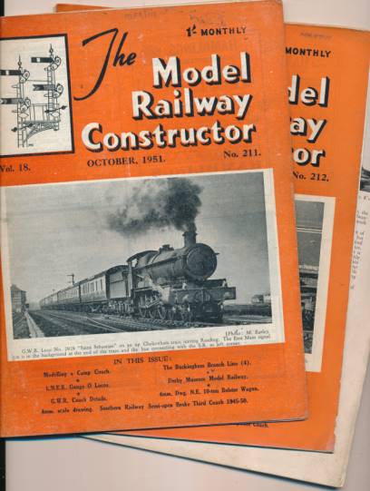 The  Model Model Railway Constructor. Volume 18. October - December 1951.