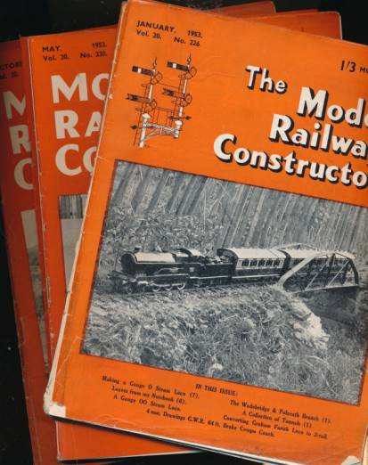 The  Model Model Railway Constructor. Volume 19. 10 issues - 1953.