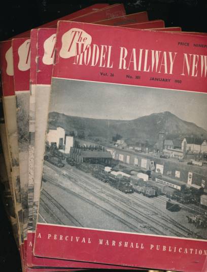 The  Model Railway News. Volume 26. 10 issues - January - Octobber 1950.