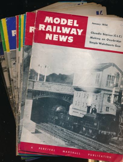The  Model Railway News. Volume 30. 12 issues - January-December 1954.