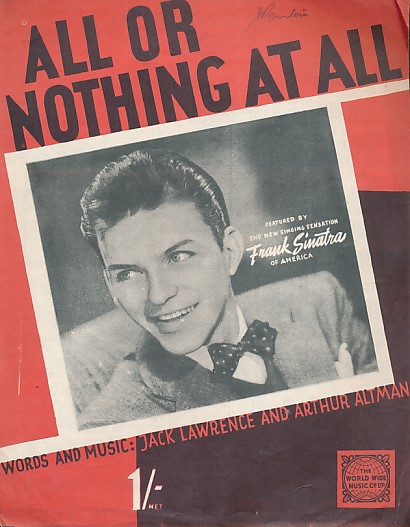 All or Nothing at All (Sheet music)