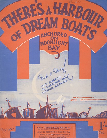 There's a Harbour of Dream Boats [Anchored on Moonlight Bay] (Sheet music)