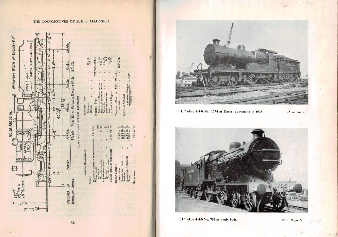 The Locomotives of R. E. L. Maunsell 1911 - 1937.