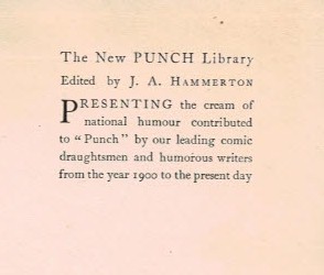 Mr Punch After Dinner. The New Punch Library. Volume 4.