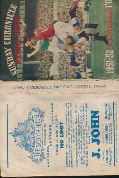 Sunday Chronicle Football Annual. 1951-52.