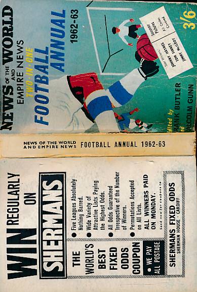 News of the World and Empire News Football Annual. 1962-63.