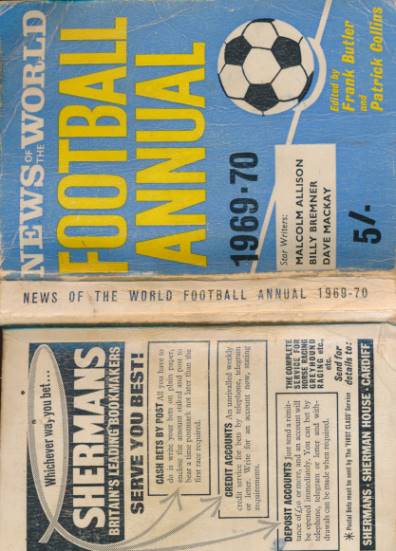 News of the World Football Annual. 1969-70.