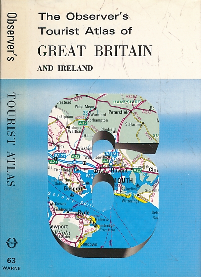 The Observer's Book Tourist Atlas of Great Britain and Ireland. 1981. Cyanamid jacket.