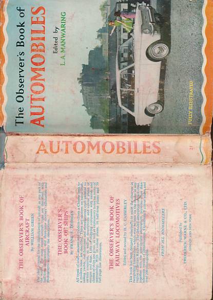 The Observer's Book of Automobiles. 1964.