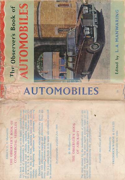 The Observer's Book of Automobiles. 1966.