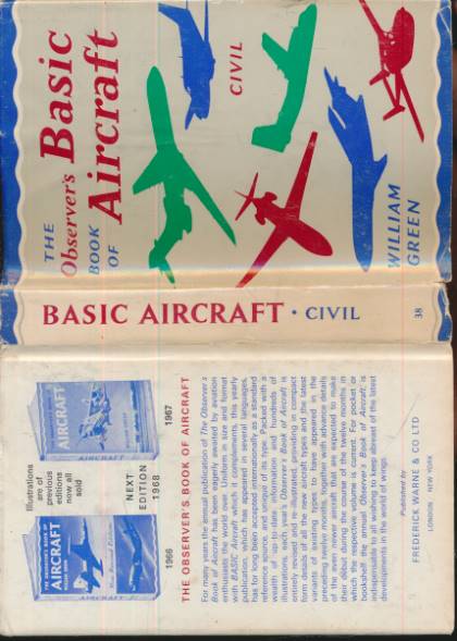 The Observer's Book of Basic Aircraft. Civil. 1967.
