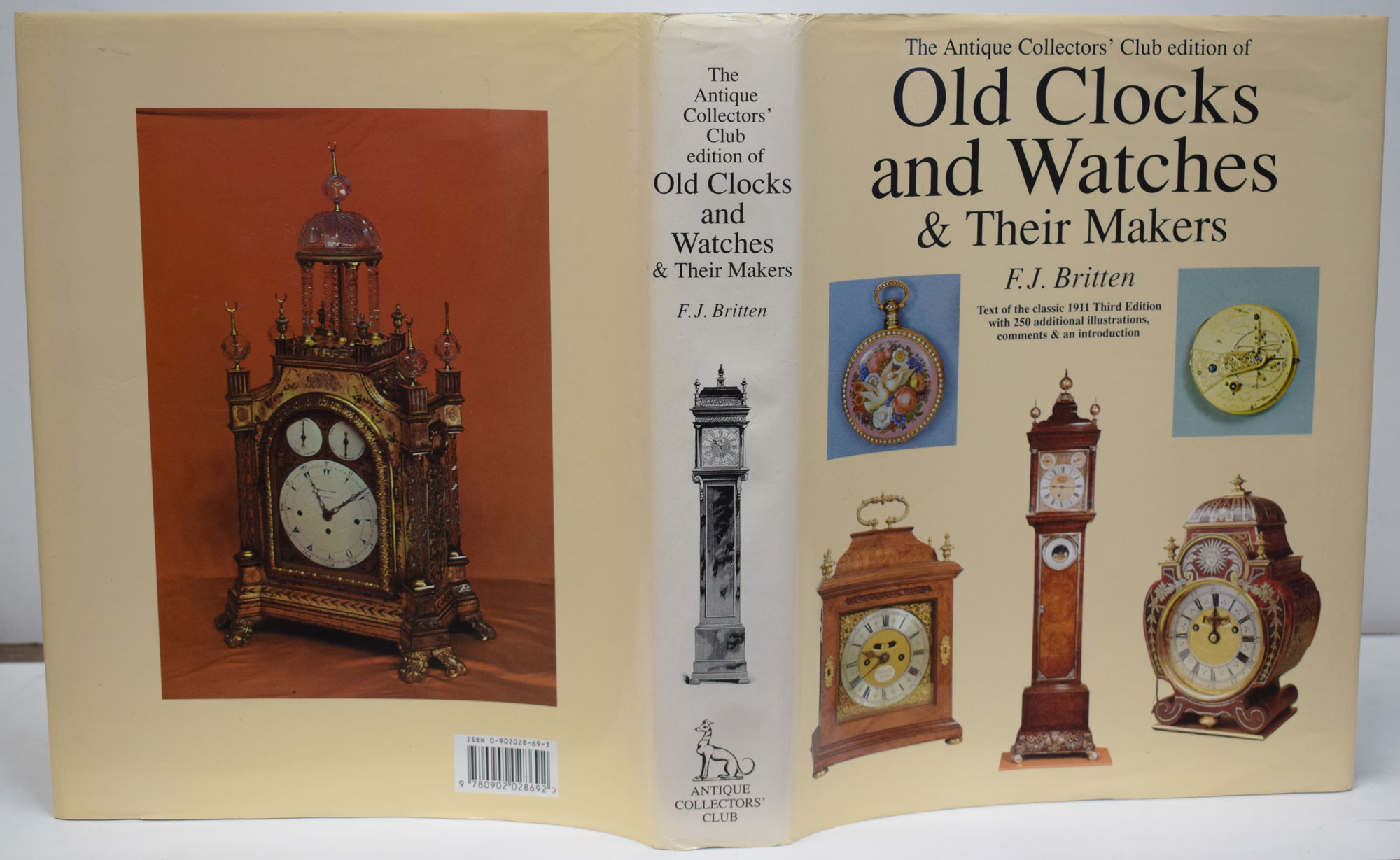 Old Clocks and Watches and their Makers: Being An Historical and Descriptive Account of the Different Styles of Clocks and Watches of the Past, in England and Abroad, To Which is Added a List of Eight Thousand Makers. 1994.