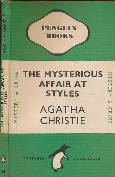 The Mysterious Affair at Styles. Penguin Crime No 61