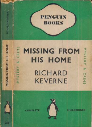 Missing from his Home. Penguin Crime No 218.