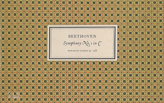 Beethoven: Symphony No 1 in C. Penguin Scores No 9