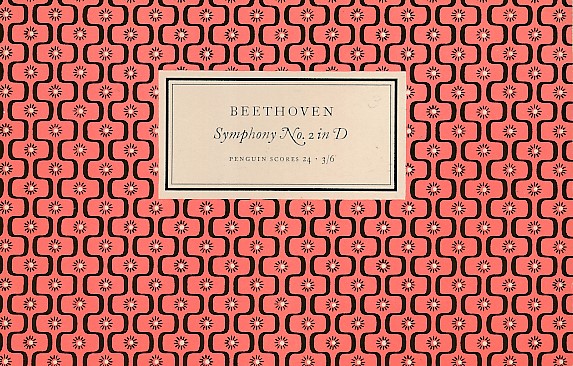 Beethoven: Symphony No 2 in D, Op.36. Penguin Scores No 24.