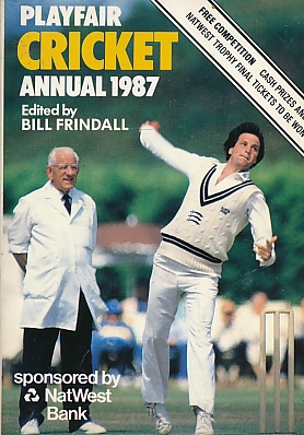 Playfair Cricket Annual 1987. Signed copy.