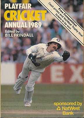 Playfair Cricket Annual 1989. Signed copy.