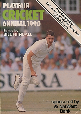 Playfair Cricket Annual 1990. Signed copy.